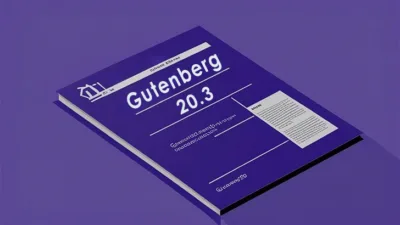 Gutenberg 20.3 版本